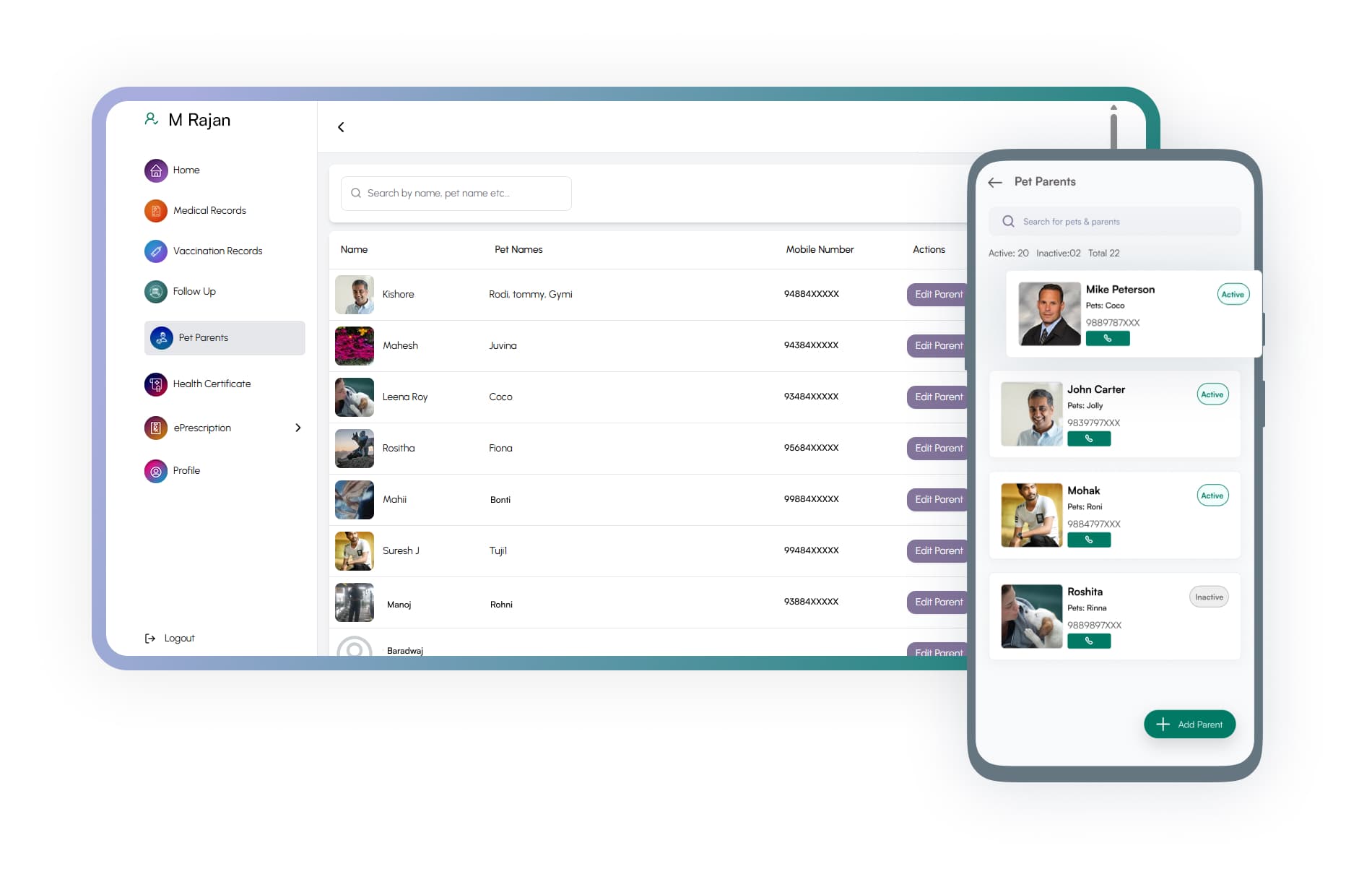 Pet parent engagement via WhatsApp